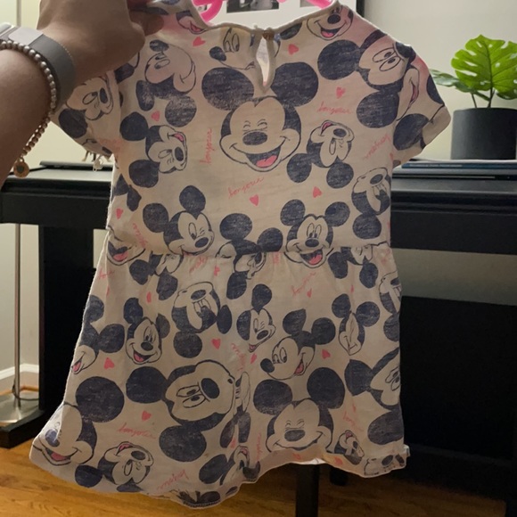 ZARA | Mickey Mouse Cotton Dress - Picture 2 of 4